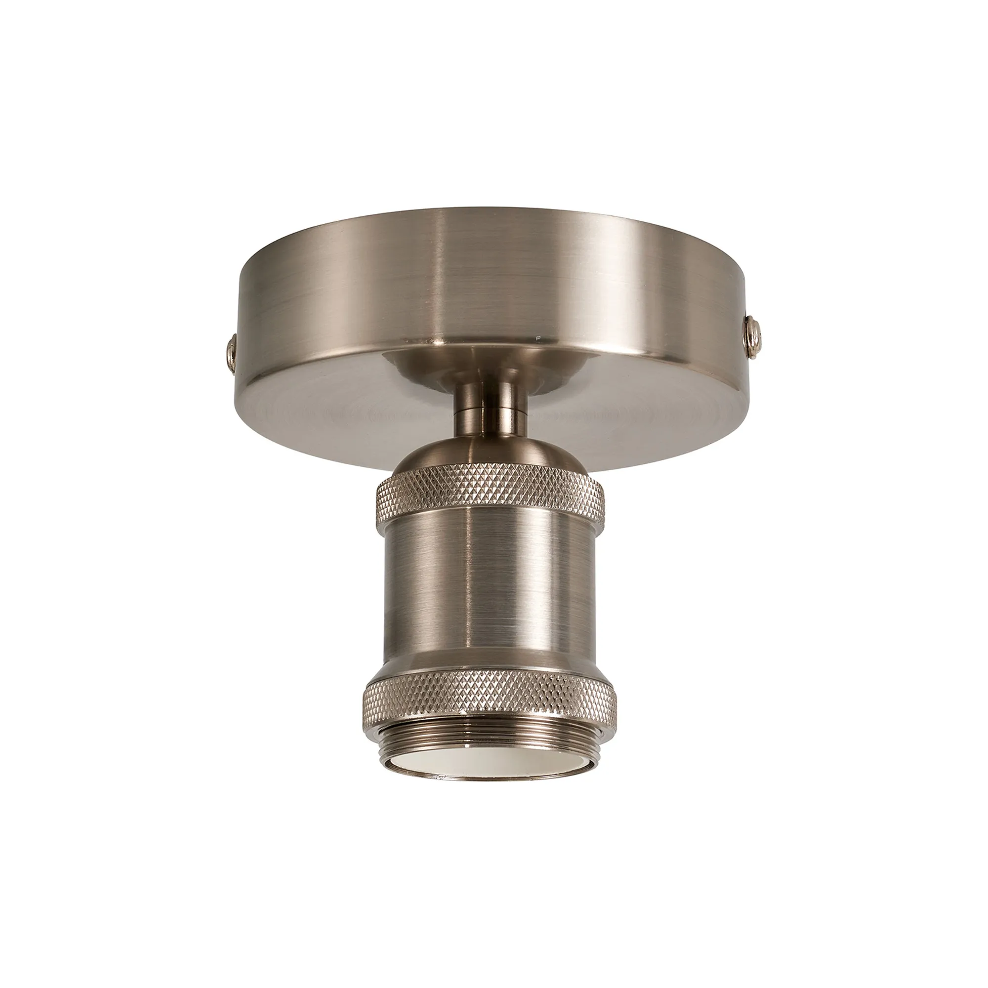 D0742  Dreifa 10cm Ceiling Light, 1 x E27, Satin Nickel